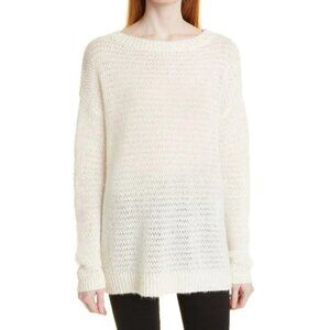 NORDSTROM SIGNATURE Cashmere Sequin Sweater in Ivory size XXS